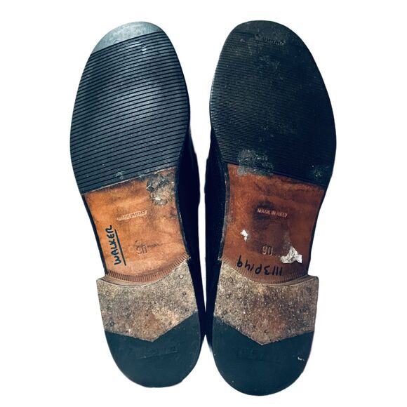 Ferragamo Grandioso Bit Loafers Mens Size 9 D Black Textured Leather Shoes